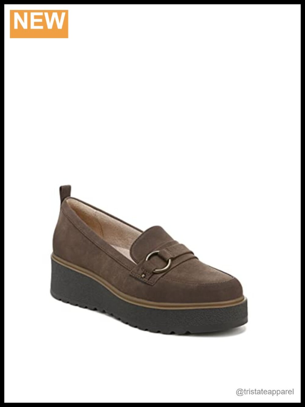 Naturalizer Soul Joyla Platform Wedge Loafers Slip-On Comfortable Everyday